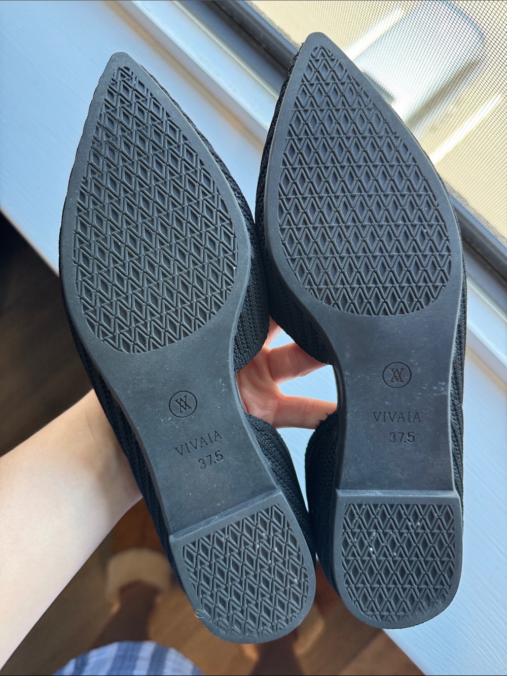 Vivaia Melia Pointed Toe D'Orsay Ballet Flats Shoes Size 37.5 EU | 7 US - Picture 4 of 5